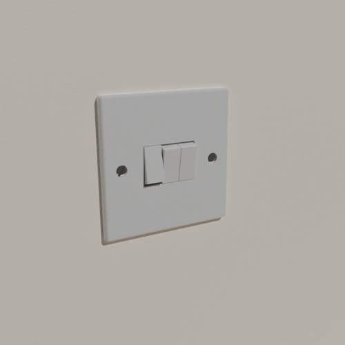UK Triple Light Switch preview image